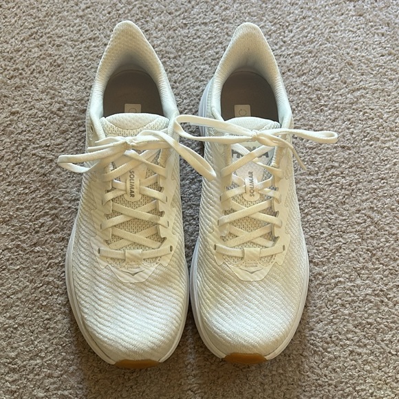 Women’s All White Hoka Solimar Running Sneakers size 9.5 - Picture 4 of 11